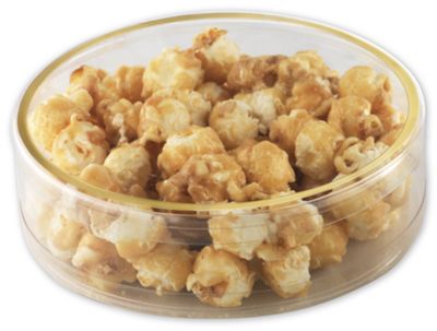 Clear Gold Trimmed Boxes, Round, 4 7/8 x 1 3/8' - Gifts Baskets Wholesale Supplies Shop