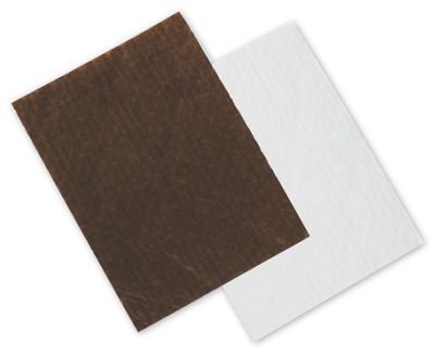 Brown/White Reversible Candy Tray Pads, 6 3/16 x 4 5/8' - Gifts Baskets Wholesale Supplies Shop