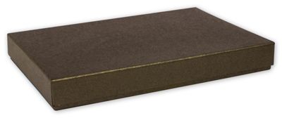 Brown Decorative Candy Boxes, 9 1/2 x 6 3/8 x 1 3/16