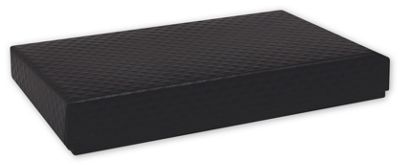 Quilted Black Decorative Candy Boxes - Gifts Baskets Wholesale Supplies Shop