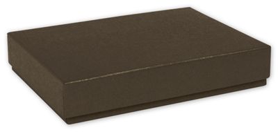 Brown Decorative Candy Boxes, 6 3/8 x 4 3/4 x 1 3/16