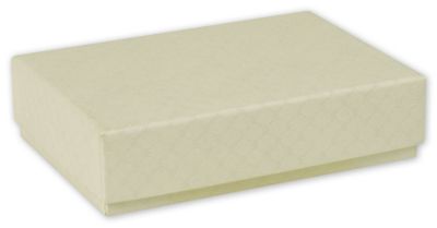 Quilted Cream Decorative Candy Boxes - Gifts Baskets Wholesale Supplies Shop