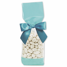 Blue Solid Band Cello Bags, 2 x 1 7/8 x 9 1/2
