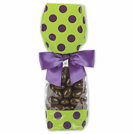 Pistachio Cello Bags, 2 5/8 x 1 7/8 x 10 3/4