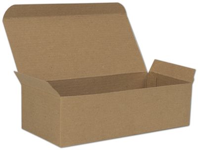 Kraft One-Piece Candy Boxes, 7 x 3 3/8 x 2