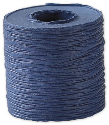 Crinkle Paper Navy Ribbon, 1 1/2 x 25 Yds
