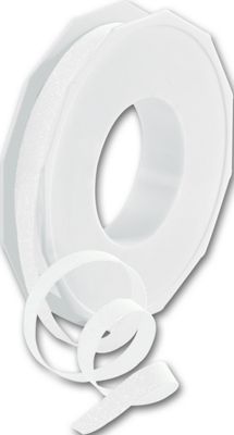 Dazzle White Ribbon, 3/8' x 20 Yds - Gifts Baskets Wholesale Supplies Shop