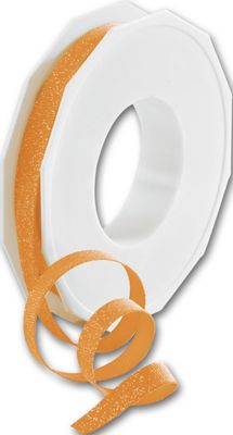 Dazzle Tangerine Ribbon, 3/8' x 20 Yds - Gifts Baskets Wholesale Supplies Shop