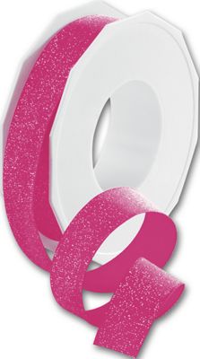 Dazzle Shocking Pink Ribbon, 7/8' x 20 Yds - Gifts Baskets Wholesale Supplies Shop