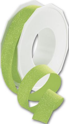 Dazzle Apple Green Ribbon, 7/8' x 20 Yds - Gifts Baskets Wholesale Supplies Shop