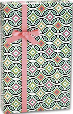 Optic Pleasure Gift Wrap, 30' x 208' - Gifts Baskets Wholesale Supplies Shop
