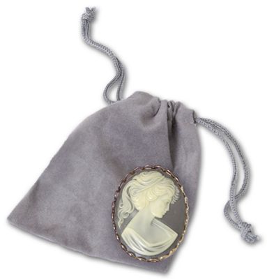 Silver Velvet Pouches, 2 x 2 1/2' - Gifts Baskets Wholesale Supplies Shop