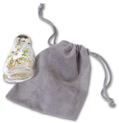 Silver Velvet Pouches, 3 x 4' - Gifts Baskets Wholesale Supplies Shop