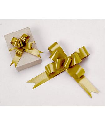 Gold Butterfly Bows, 4' - Gifts Baskets Wholesale Supplies Shop