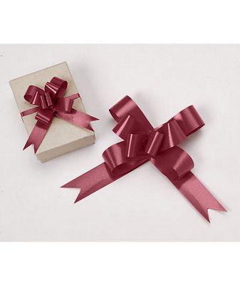Burgundy Butterfly Bows, 2' - Gifts Baskets Wholesale Supplies Shop