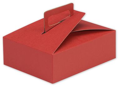 Really Red Stackable Deli Boxes, 7 x 7 x 3' - Gifts Baskets Wholesale Supplies Shop