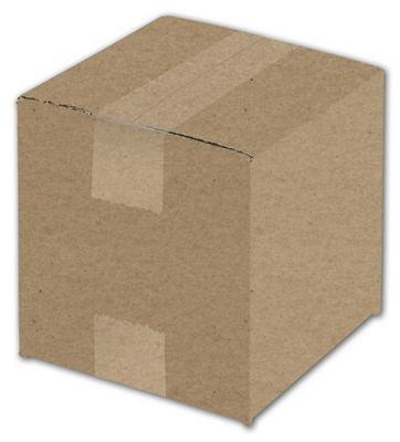 Kraft Corrugated Boxes, 6 x 6 x 6