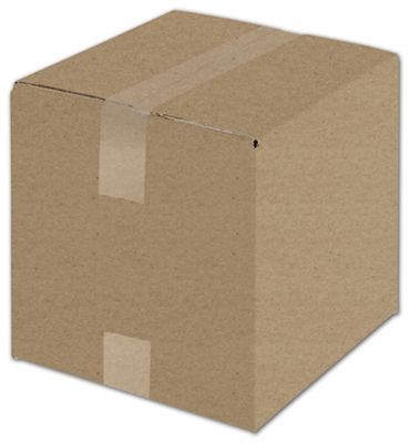 Kraft Corrugated Boxes, 10 x 10 x 10