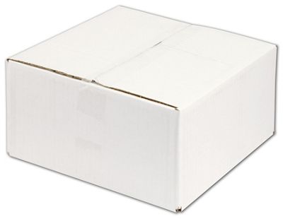 White Corrugated Boxes, 12 x 12 x 6