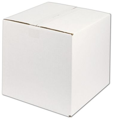 White Corrugated Boxes, 12 x 12 x 12