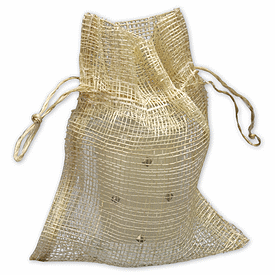 Natural Jute Bags, 4 1/2 x 5 1/2