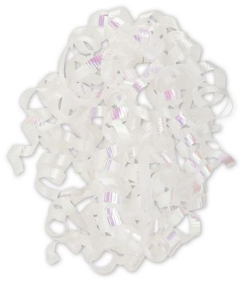 White Curly Bows, 1/4' Wide x 36' Long, 12 Strands - Gifts Baskets Wholesale Supplies Shop