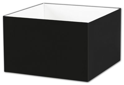 Black Gift Box Bases, 8 x 8 x 5' - Gifts Baskets Wholesale Supplies Shop