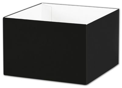 Black Gift Box Bases, 6 x 6 x 4' - Gifts Baskets Wholesale Supplies Shop