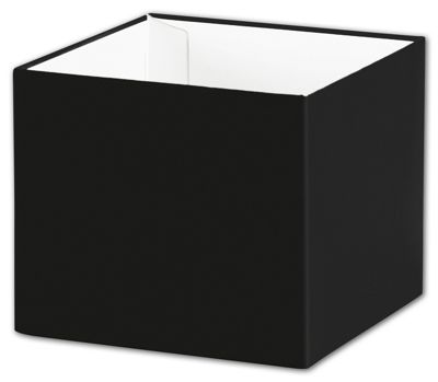 Black Gift Box Bases, 4 x 4 x 3 1/2' - Gifts Baskets Wholesale Supplies Shop