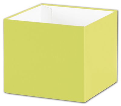 Pistachio Gift Box Bases, 4 x 4 x 3 1/2' - Gifts Baskets Wholesale Supplies Shop