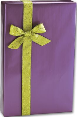 Shimmer Frost Juniper Berry Gift Wrap, 24' x 417' - Gifts Baskets Wholesale Supplies Shop