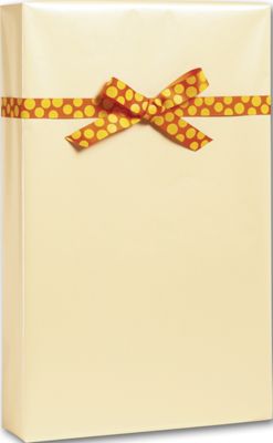 Champagne Pearl Gift Wrap, 24' x 100' - Gifts Baskets Wholesale Supplies Shop