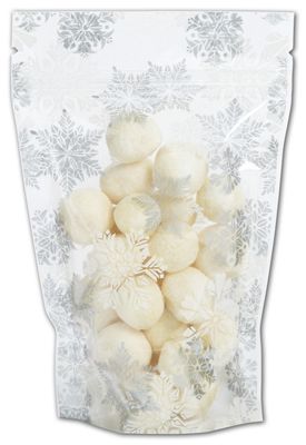 Let it Snow Food-Safe Zipper Pouches, 4 x 6 + 2 BG
