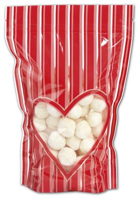Stole My Heart Food-Safe Zipper Pouches, 6x9+2 1/2 BG