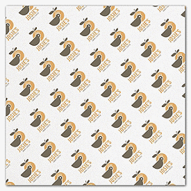 White Food Grade Tissue Paper 2 Colors/1 Side, 12 x 12