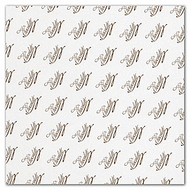 White Food Grade Tissue Paper 1 Color/1 Side, 15 x 15