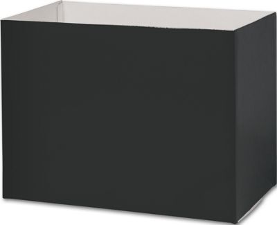 Black Gift Basket Box Bottoms, 10 1/4 x 6 x 7 1/2' - Gifts Baskets Wholesale Supplies Shop