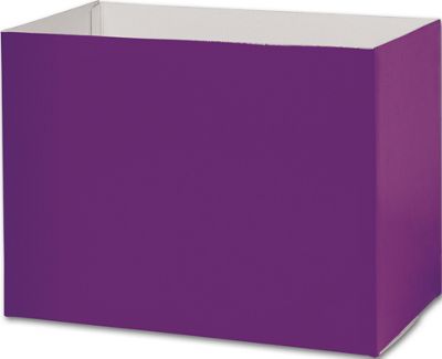 Purple Gift Basket Boxes, 10 1/4 x 6 x 7 1/2