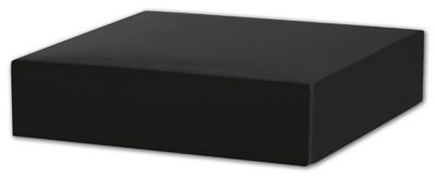 Black Gift Box Lids, 6 x 6 x 1 1/2' - Gifts Baskets Wholesale Supplies Shop