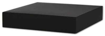 Black Gift Box Lids, 10 x 10 x 1 1/2' - Gifts Baskets Wholesale Supplies Shop