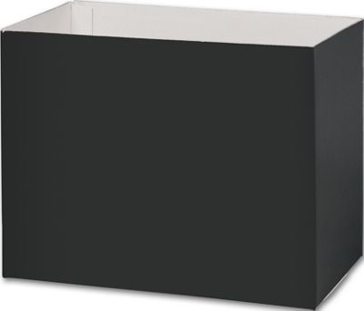 Black Gift Basket Boxes, 8 1/4 x 4 3/4 x 6 1/4