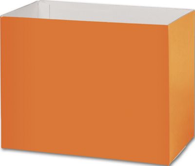 Orange Gift Basket Box Bottoms, 8 1/4 x 4 3/4 x 6 1/4' - Gifts Baskets Wholesale Supplies Shop