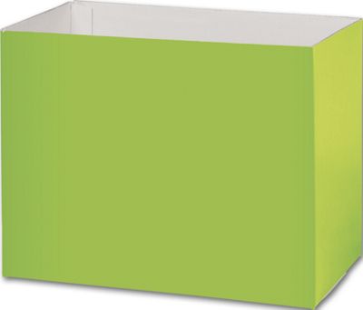 Lime Green Gift Basket Box Bottoms, 8 1/4x4 3/4x6 1/4 - Gifts Baskets Wholesale Supplies Shop