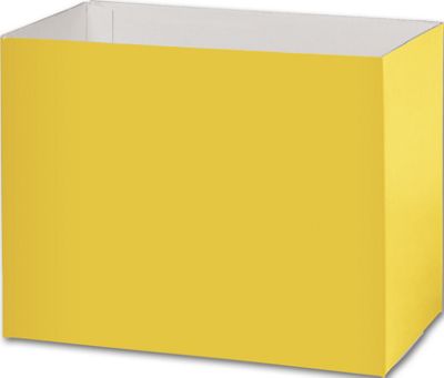 Yellow Gift Basket Box Bottoms, 8 1/4 x 4 3/4 x 6 1/4' - Gifts Baskets Wholesale Supplies Shop