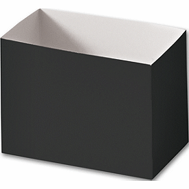 Black Gift Basket Boxes, 6 3/4 x 4 x 5