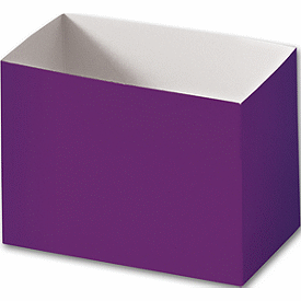 Purple Gift Basket Boxes, 6 3/4 x 4 x 5