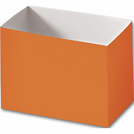 Orange Gift Basket Boxes, 6 3/4 x 4 x 5