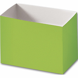 Lime Green Gift Basket Boxes, 6 3/4 x 4 x 5