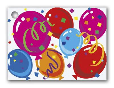 Celebrate Gift Tags, 3 3/4 x 2 3/4