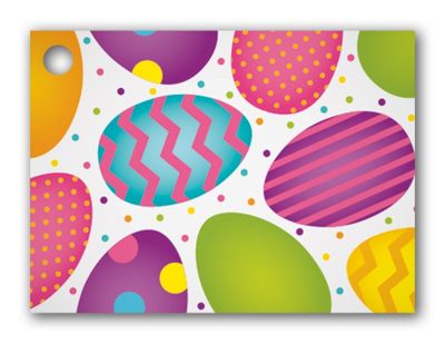 Easter Eggs Gift Tags, 3 3/4 x 2 3/4